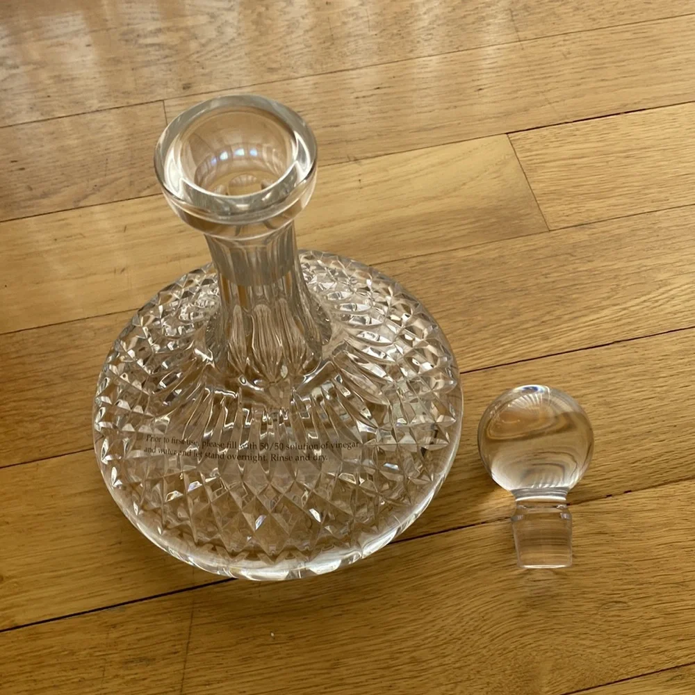 New Waterford Lismore Ships Decanter.28 ounces.Crystal.Best offer - Picture 3 of 7